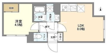 ウェルスクエア西大井 103 間取り図