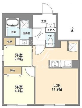 ウェルスクエア西大井 201 間取り図