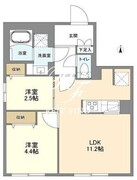 ウェルスクエア西大井 401 間取り図
