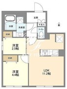 ウェルスクエア西大井 501 間取り図