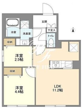 ウェルスクエア西大井 501 間取り図