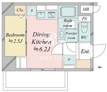 ドゥーエ王子神谷 905 間取り図