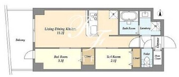 アルファコート曳舟2 408 間取り図