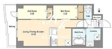 アルファコート曳舟2 705 間取り図