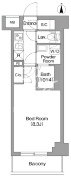 BPRレジデンス大島 112 間取り図