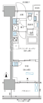 パークアクシス西大島コンフォートスクエア 405 間取り図