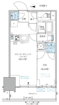 パークアクシス西大島コンフォートスクエア 434 間取り図