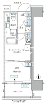 パークアクシス西大島コンフォートスクエア 906 間取り図