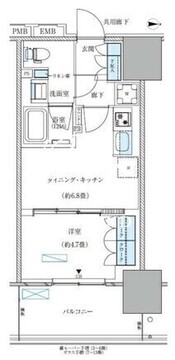 パークアクシス西大島コンフォートスクエア 921 間取り図