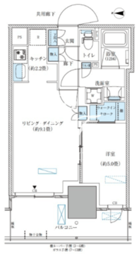 パークアクシス西大島コンフォートスクエア 935 間取り図