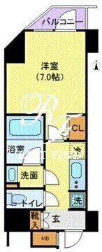 ハーモニーレジデンス浜松町 501 間取り図