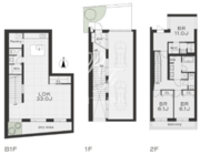 THE GRANDUO HANEGI VIOLET-01 間取り図