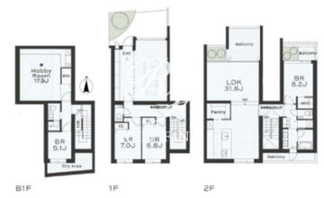 THE GRANDUO HANEGI YELLOW-02 間取り図
