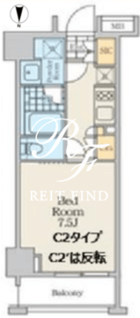 クレストコート中野富士見町 508 間取り図