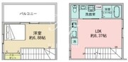 プラスドア東中野 204 間取り図