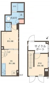 スフィア日本橋富沢町 101 間取り図
