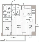 シーズンフラッツ両国サウス 301 間取り図