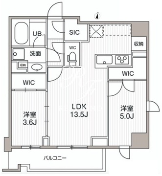 シーズンフラッツ両国サウス 301 間取り図