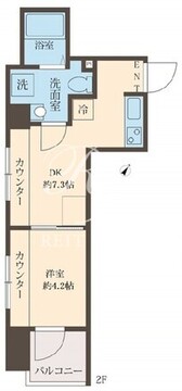 スフィア日本橋富沢町 202 間取り図