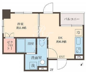 スフィア日本橋富沢町 203 間取り図