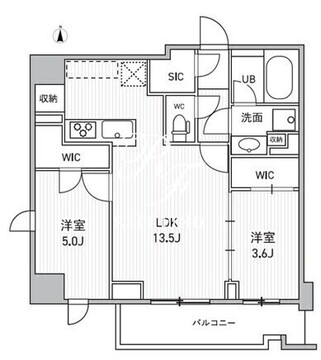 シーズンフラッツ両国サウス 309 間取り図