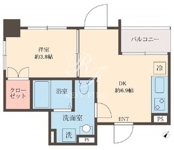 スフィア日本橋富沢町 303 間取り図