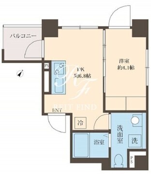 スフィア日本橋富沢町 404 間取り図