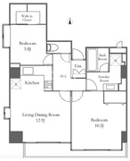 品川プリンスレジデンス 835 間取り図