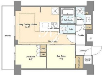 オアーゼ日暮里レジデンス 1105 間取り図