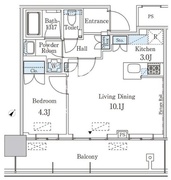 JP noie 蔵前 2206 間取り図