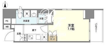 リアンシエルブルー田端 1101 間取り図