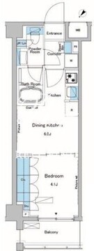 ルフォンプログレ中野富士見町 405 間取り図