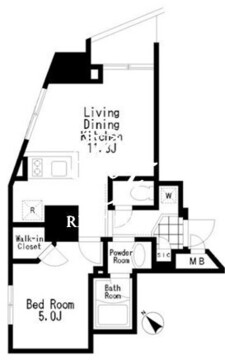 レジディア大森3 202 間取り図