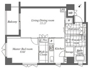 オーパスレジデンス恵比寿 410 間取り図