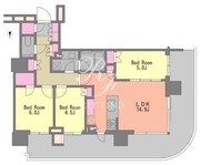 晴海フラッグ PARK-T-301 間取り図