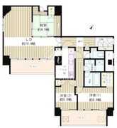 リバー＆タワー 1703 間取り図