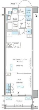 パークアクシス文京本郷 503 間取り図