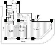リバーポイントタワー 3310 間取り図