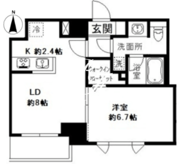 コートヒル本郷 302 間取り図