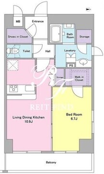 ジニア大森西 501 間取り図