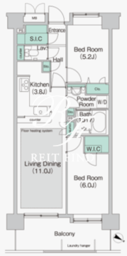 コンフォリア板橋仲宿 605 間取り図