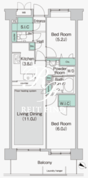 コンフォリア板橋仲宿 1405 間取り図