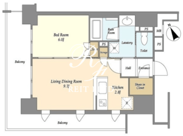 JP noie 三田 501 間取り図