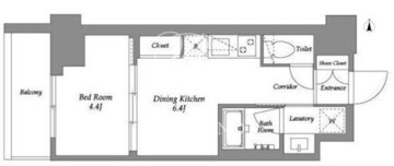 ウエリスアーバン住吉イースト 101 間取り図