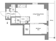 ウエリスアーバン住吉イースト 1004 間取り図