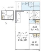 プラティーク清澄庭園 401 間取り図