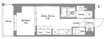 ウエリスアーバン住吉ウエスト 303 間取り図