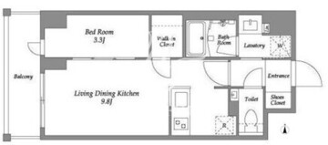 ウエリスアーバン住吉ウエスト 305 間取り図