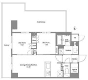 ウエリスアーバン住吉ウエスト 901 間取り図