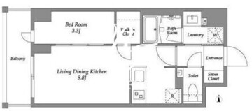 ウエリスアーバン住吉ウエスト 902 間取り図